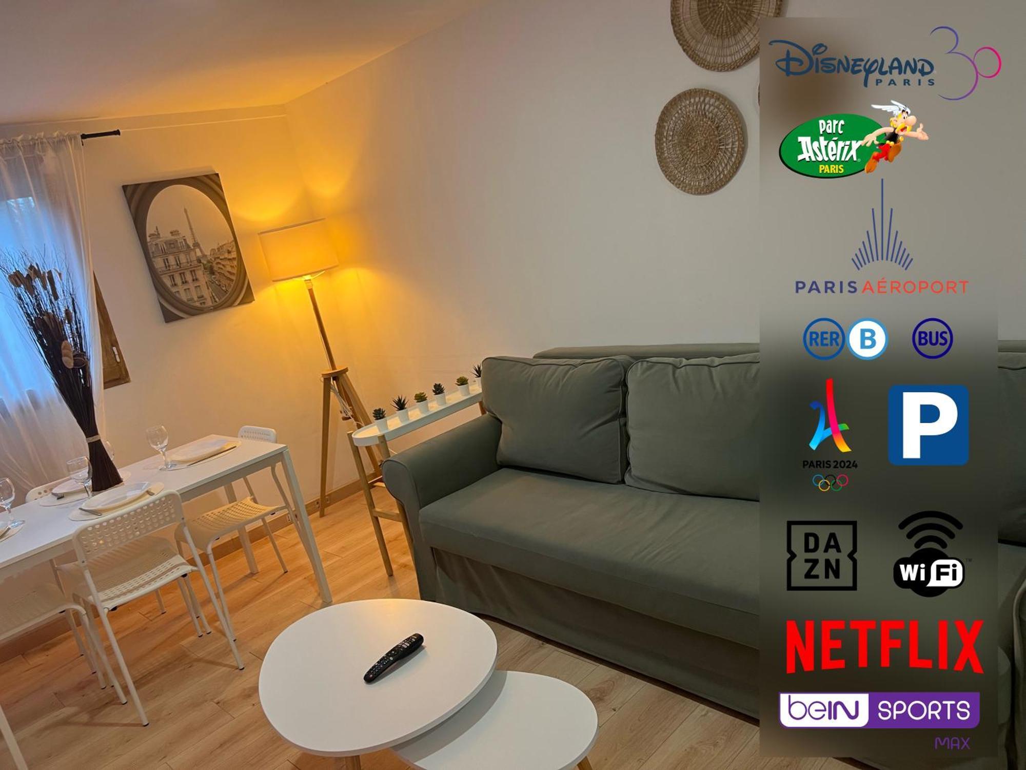 Appartement Pres De Paris, Disney & Cdg Tremblay-en-France Eksteriør bilde